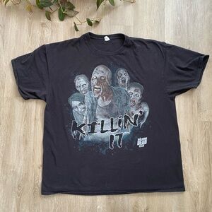 The Walking Dead AMC 2015 Black Oversized  Promo T Shirt